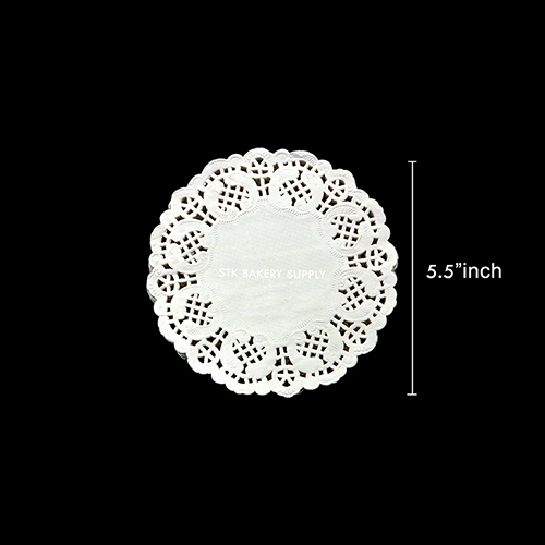 DOYLEY PAPER ROUND FLOWER BASE 5.5INCH 250PCS (1 x 20)
