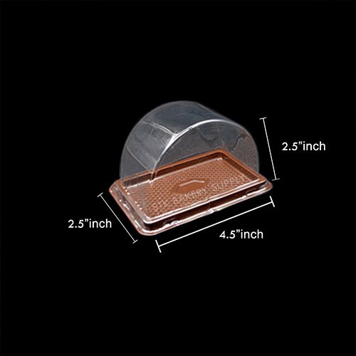 LARGE EGG ROLL BOX BLISTER BROWN 14x9x8.2CM B-30 100PCS (1 x 18)