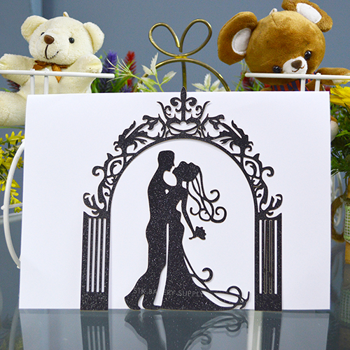 CAKE TOPPER WEDDING PAPER 1PCS 