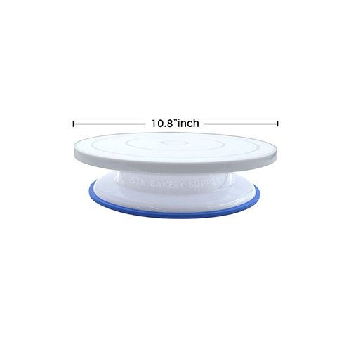 PLASTIC ROTATING CAKE STAND 27.5x7CM 8955 (1 x 10)