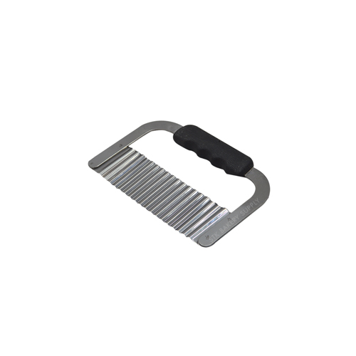 LARGE WAVED KNIFE WITH PLASTIC HANDLE 18.2x12.2CM 9119 (1 x 100)