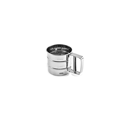 STAINLESS STEEL HAND FLOUR SIEVE SMALL 10.5x9.5CM 8028 (1 x 120)