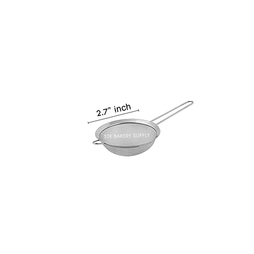 FLOUR SIEVE WITH HANDLE SMALL 8.5x22CM (8CM) 8022 (1 x 200)