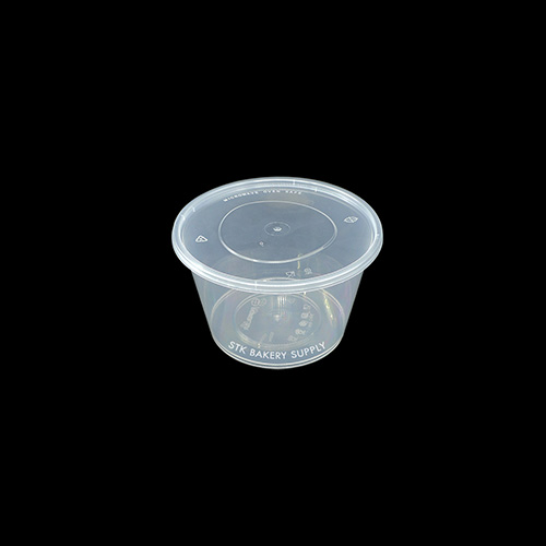 DISPOSABLE PLASTIC ROUNG BOX 5.8x3.5INCH (1000ML) TWC-011 10PCS (1 x 30)