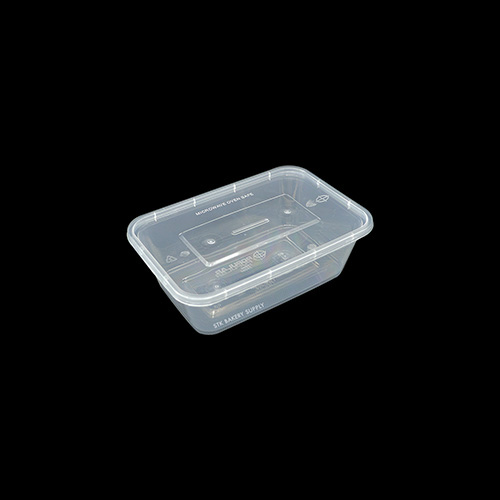 DISPOSABLE PLASTIC SQUARE BOX 6.8x4.6x2.7INCH (750ML) TWS-009 10PCS (1 x 30)