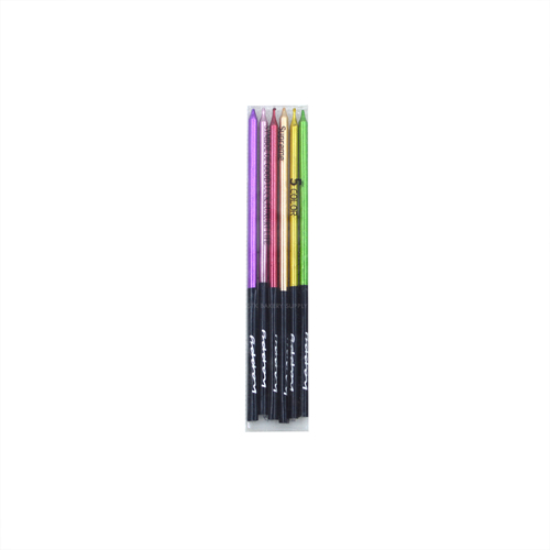 BIRTHDAY GQ CANDLE LONG 6PCS COLOR