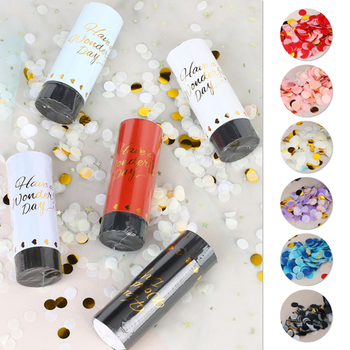 PARTY POPPER 11CM BLUE/RED/PINK