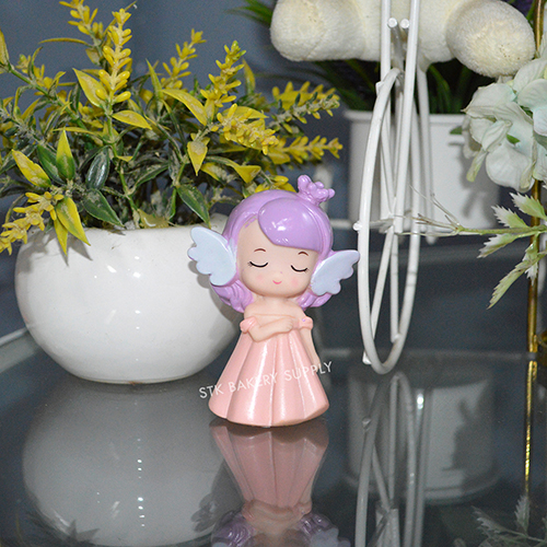 CAKE DECORATION GOOD NIGHT PRINCES NUDE/PINK/PURPLE/YELLOW COLOR 1PC