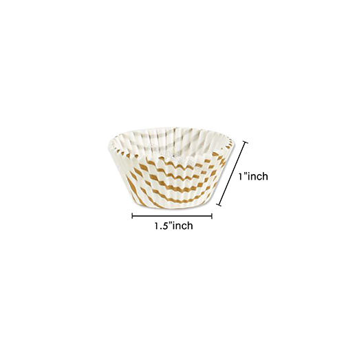 MUFFIN PAPER CUP (GOLD SWIRL) 43x25MM SS-2816 800PCS(1 x 25)