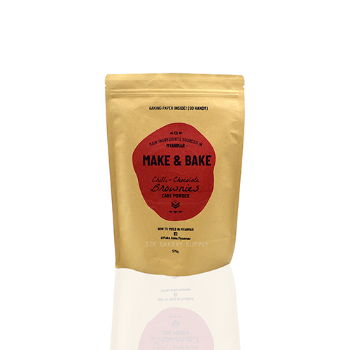 MAKE &amp; BAKE CHILLI CHOCOLATE BROWNIE POWDER 575G (CON)