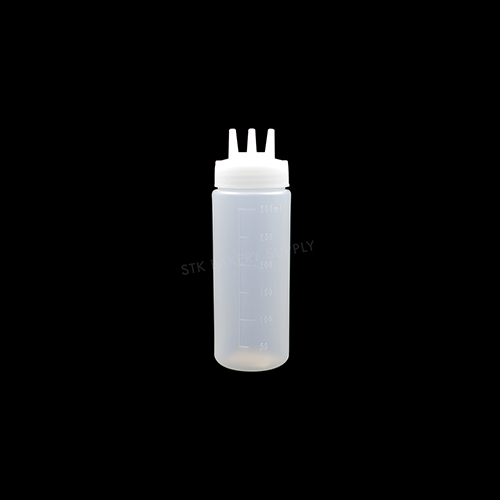 SQUEEZE BOTTLE 3 SPRAY NOZZLES (300ML , 12OZ) 