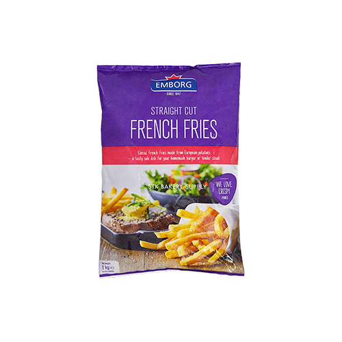 EMBORG FRENCH FRIED STRAIGHT 1KG (1 x 10)