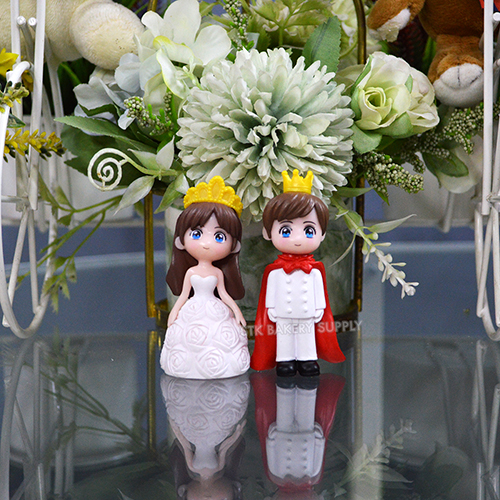 CAKE DECORATION WEDDING SET CP-12(PRINCE COUPLE)