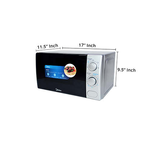 MIDEA MICROWAVE MMO 20XM1 700W 20L (440MMX304MMX206MM)