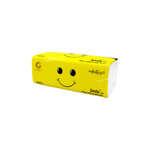 SMILE FACIAL TISSUE 3PLY 402 SHEETS (190) (1X36)