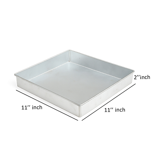 BREAD/CAKE PAN SQUARE 11&quot; 28x28x5CM 1PC