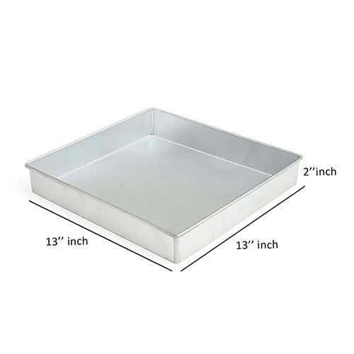 BREAD/CAKE PAN SQUARE 13" X 13"X 2" 