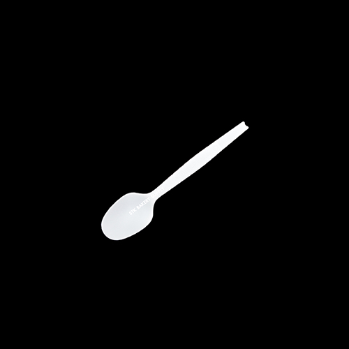 DISPOSABLE PLASTIC SPOON 6.5 INCHES,80PCS  (4035)