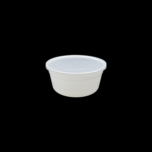 BIO MAT DISPOSABLE BOWL WITH LID 700ML,25PCS (7018) 