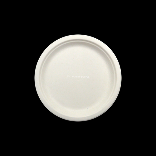 COMPOSTABLE PLATE 10INCHES ,50PCS (P005S)