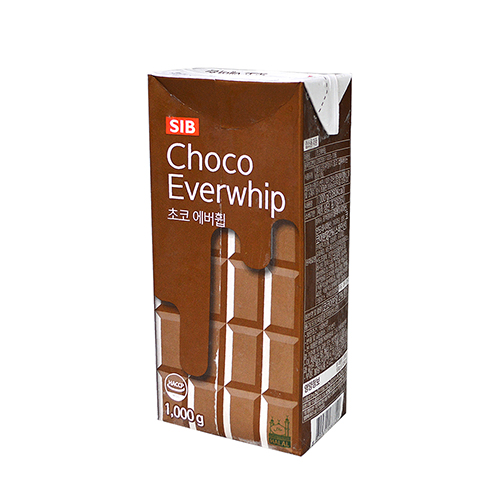 EVER WHIP WHIP/TOPPING CREAM (CHOCOLATE)1030G(1x12)