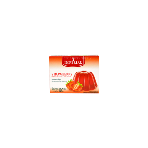 IMPERIAL STRAWBERRY FLAVOURED GELATIN DESSERT 100G (1x24)