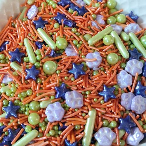 CAKE DECORATION SPRINKLE COLORFUL DESIGN 100G (1 x 5)