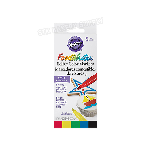 WILTON FOODWRITER EDIBLE COLOR MARKERS - BOLD TIP PUNTA GRUESA (10G) (609-115)