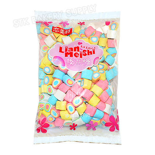 MARSHMALLOW (COLOURFUL) 1KG (1x5)
