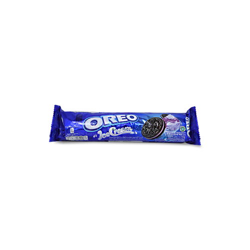 OREO SANDWICH COOKIES ROLL BLUEBERRY CREAM 133G/119.6G (1x24)