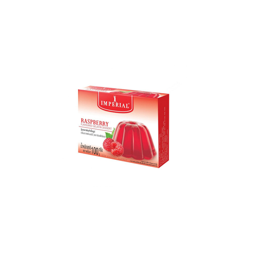 IMPERIAL RASPBERRY FLAVOURED GELATIN DESSERT 100G (1 x 24)