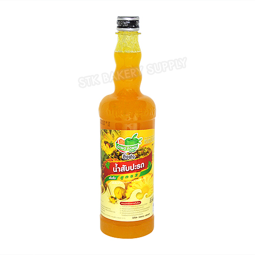 DING FONG JUICE PINEAPPLE SQUASH 1LIT(1 X 12 )