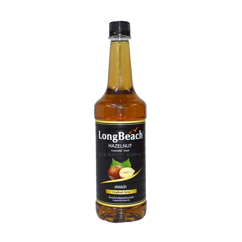 LONG BEACH SYRUP HAZELNUT 740ML (1 x 12)(LB-22-0003)