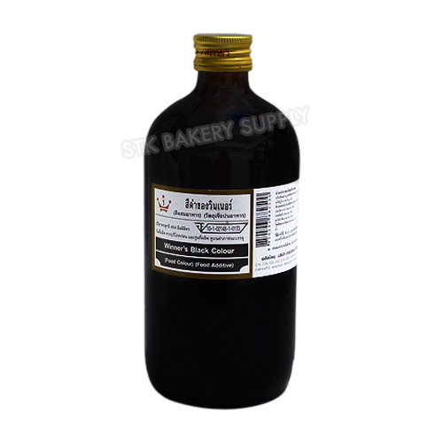 WINNER FOOD COLOR - BLACK 1 LB / 454 ML (1x12)