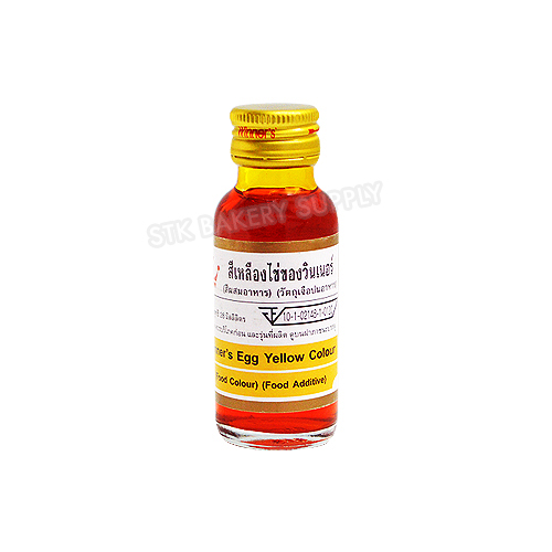 WINNER FOOD COLOR - EGG YELLOW 1 OZ (28 ML)  (1x12)