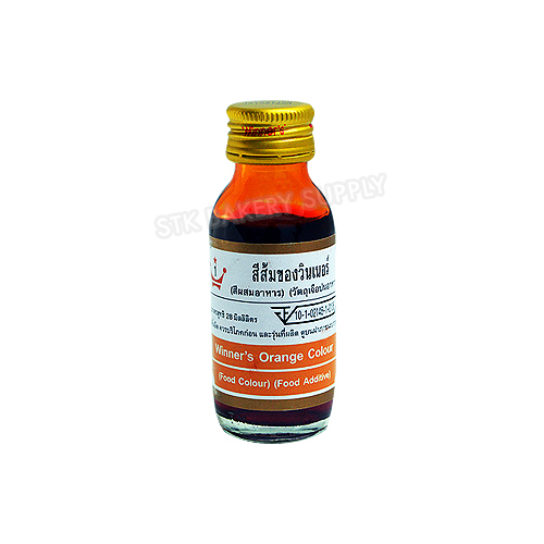 WINNER FOOD COLOR - ORANGE 1 OZ (28 ML)  (1x12)