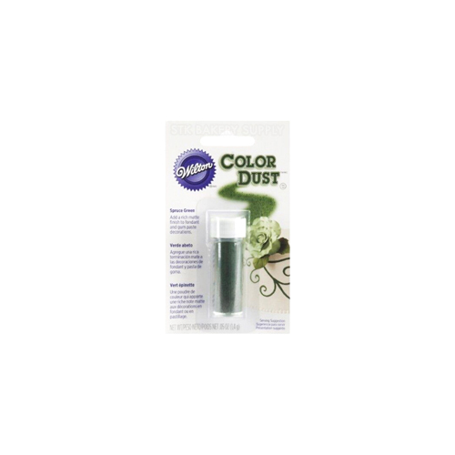 WILTON COLOR DUST- SPRUCE GREEN  0.05OZ