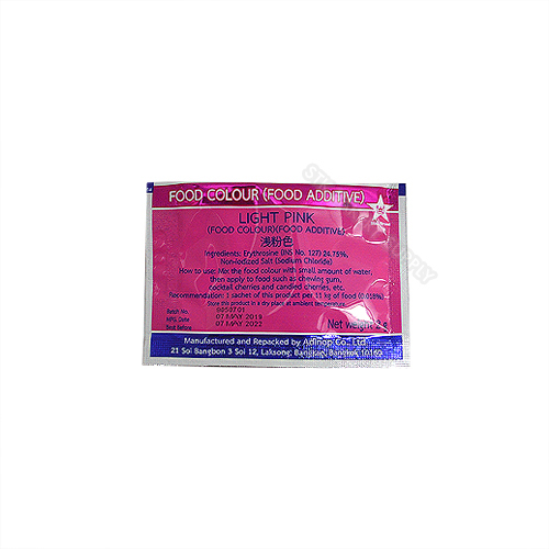 STAR FOOD COLOUR-FOOD ADDITIVE LIGHT PINK 2G,1PCS