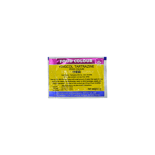 STAR FOOD COLOUR-KINGCOL TARTRAZINE 2G - 1PCS