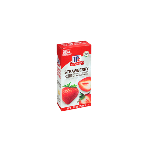 MC CORMICK IMITATION STRAWBERRY EXTRACT 29ML,1OZ (70841) (1X6X12)