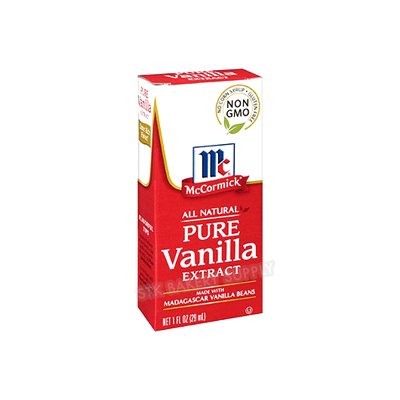 MC CORMICK ALL NATURAL PURE VANILLA EXTRACT 1OZ (1x12x6) 70865