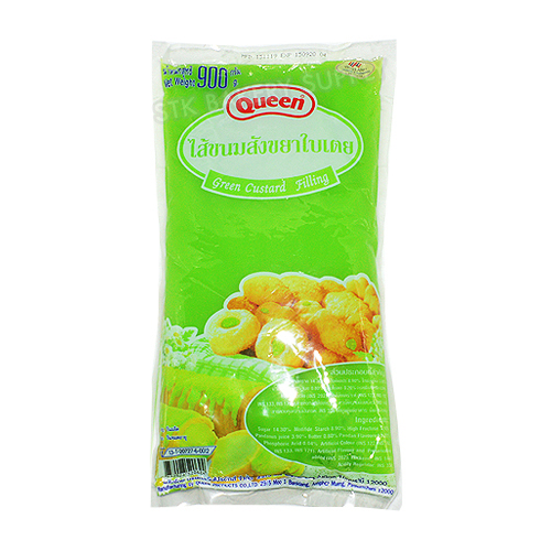 QUEEN FILLING GREEN CUSTARD 900G (1 x 10) WS