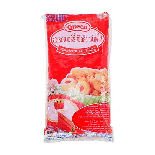 QUEEN FILLING STRAWBERRY GEL 900G (1 x 10) WS