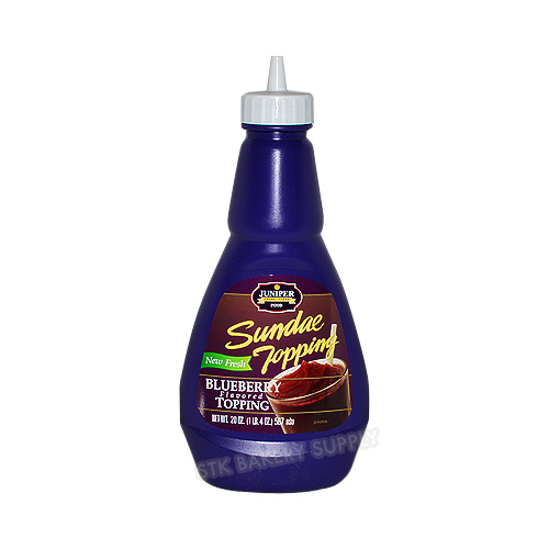 JUNIPER FOOD - SUNDAE TOPPING BLUEBERRY FLAVORED 1LB (1 x 12) WS