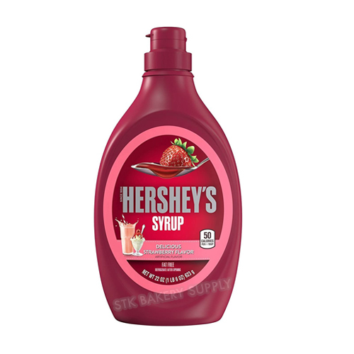 HERSHEY'S SYRUP - DELICIOUS STRAWBERRY FLAVOUR 623G (1x12)