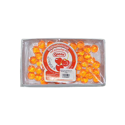 QUEEN JELLY DECORATION - ORANGE 205G ( 1 X 12 )