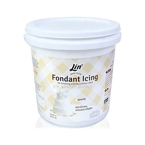 BSI- LIN FONDANT ICING WHITE 7KG (1 x 1)