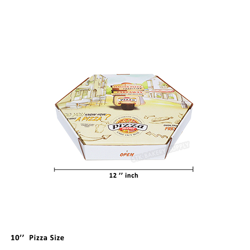 PIZZA BOX HEXAGON 10&quot; (PK2050)