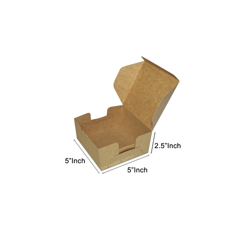 SNACK BOX (KRAFT,WHITE,BROWN) 1PC (1X400)