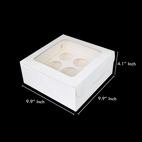 CUP CAKE BOX 9 HOLE 25x25x10.5CM (1 x 1000)